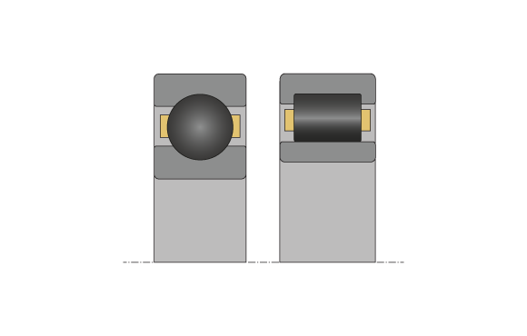 KRW Hybrid bearings symbols