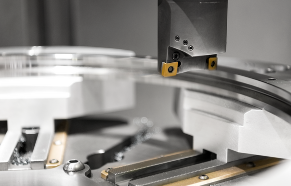 Close-up of a ring in processing at KRW