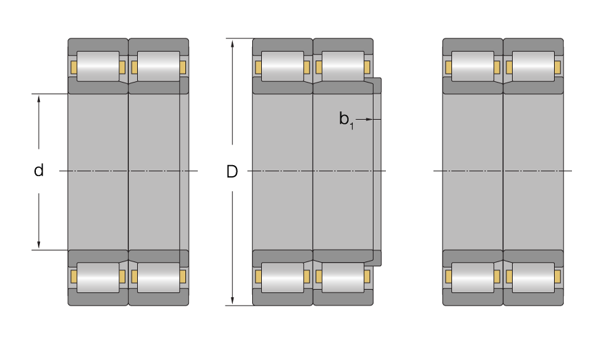 Design combinations for axle box bearings
